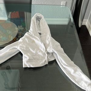 brandy melville hoodie white